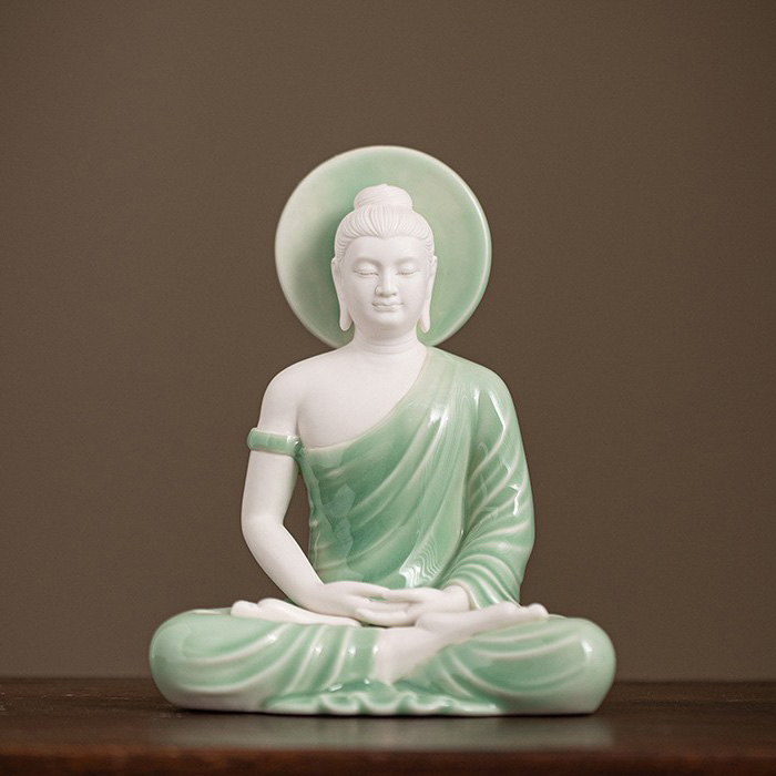 White porcelain - Cyan