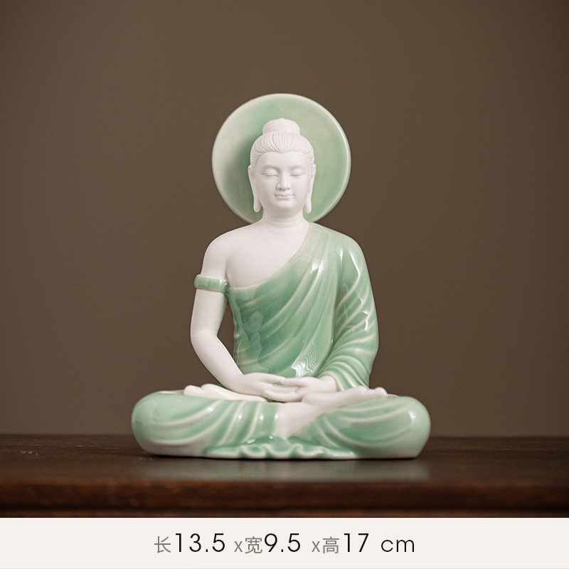 2:Single-release jamony [budaguang] white porcelain-green