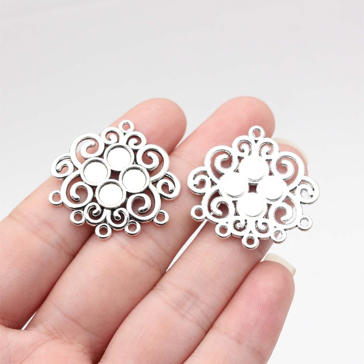 antique silver color