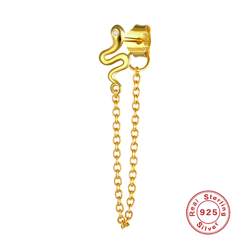 5:Golden Single Snake Ear Line