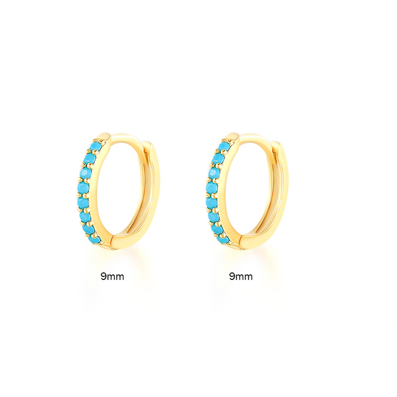 16:Gold-Turquoise 9mm