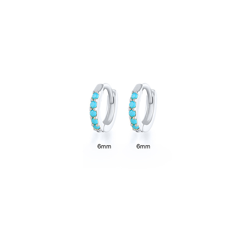 17:platinum-Turquoise 6mm