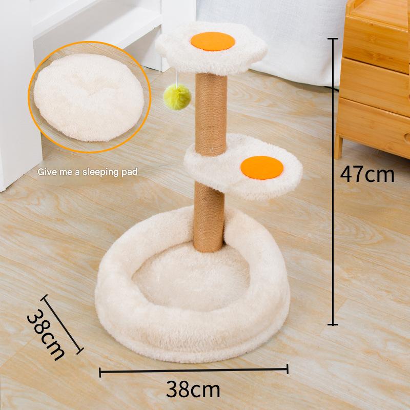 Three-layer egg yolk removable nest   cotton pad