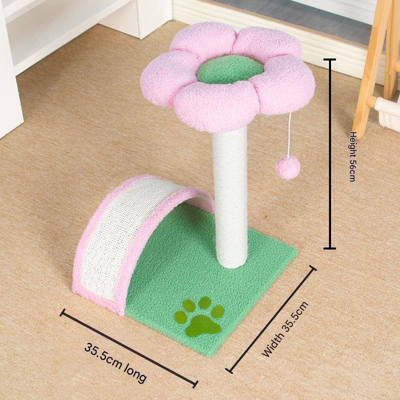 Pink flower arch bridge