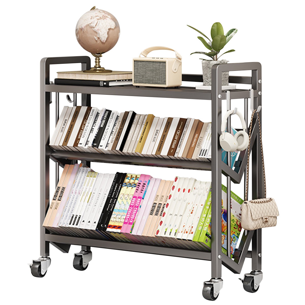 gray (3 layers 90cm) comes with 4 partitions