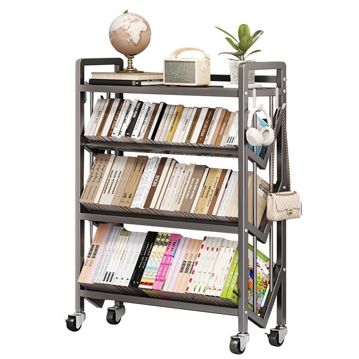 gray (4 layers 90cm) comes with 4 partitions