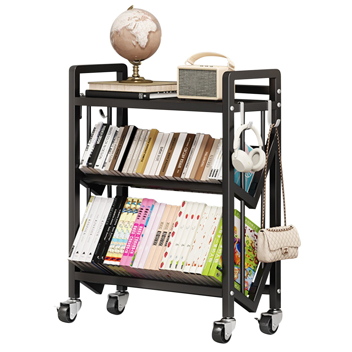 black (3 layers 70cm) comes with 4 partitions