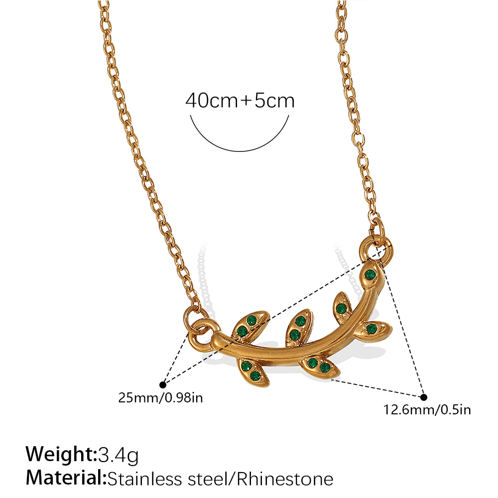 5:Xl546gng green diamond necklace