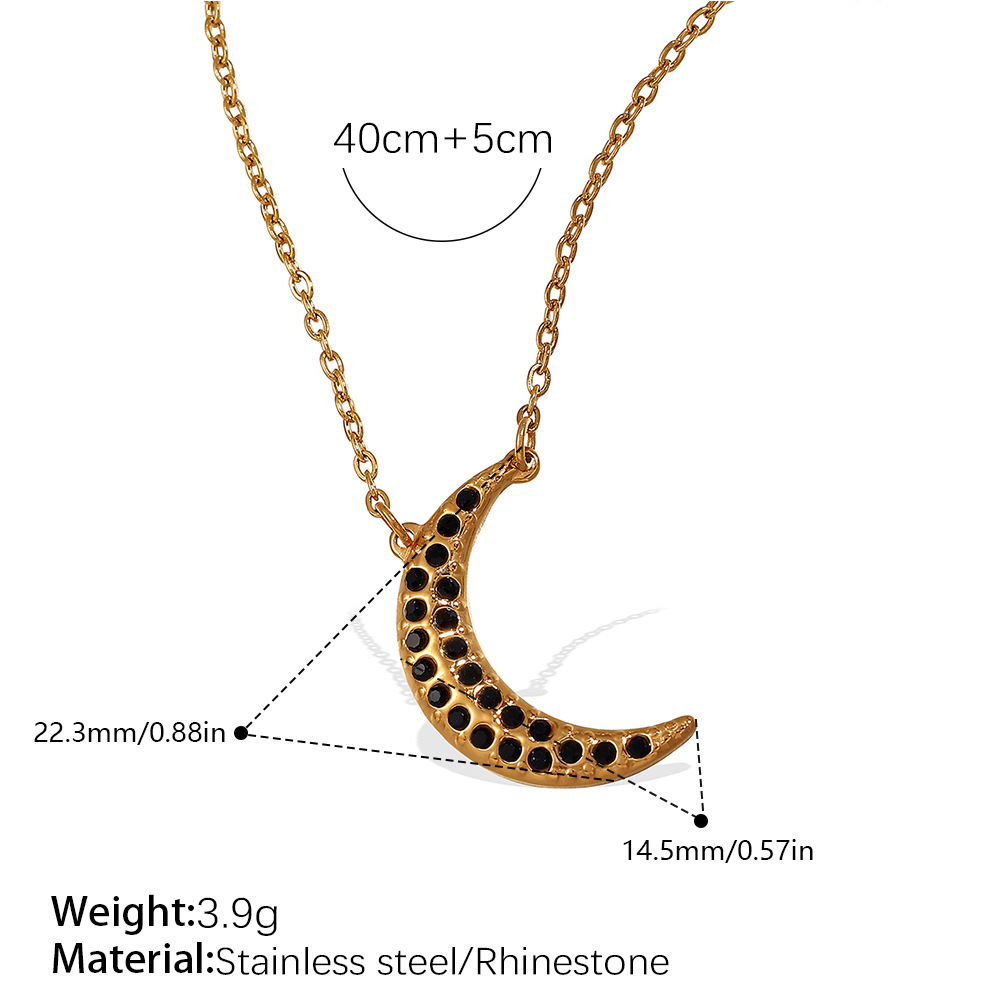 6:Xl547bkg black diamond necklace