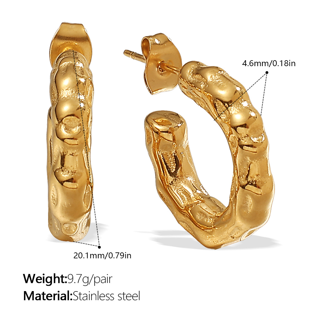 1:Eh1132g gold earrings
