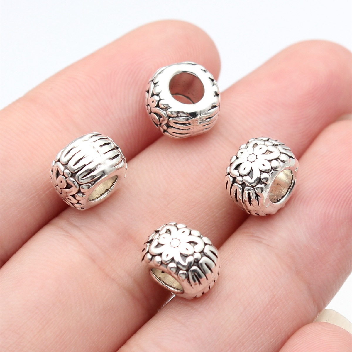 1 couleur argent antique