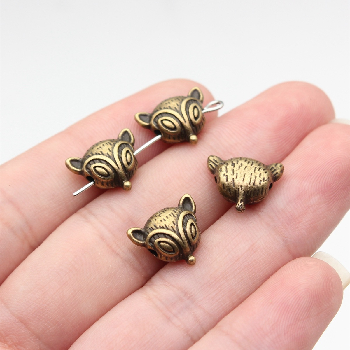 3 antike Bronzefarbe