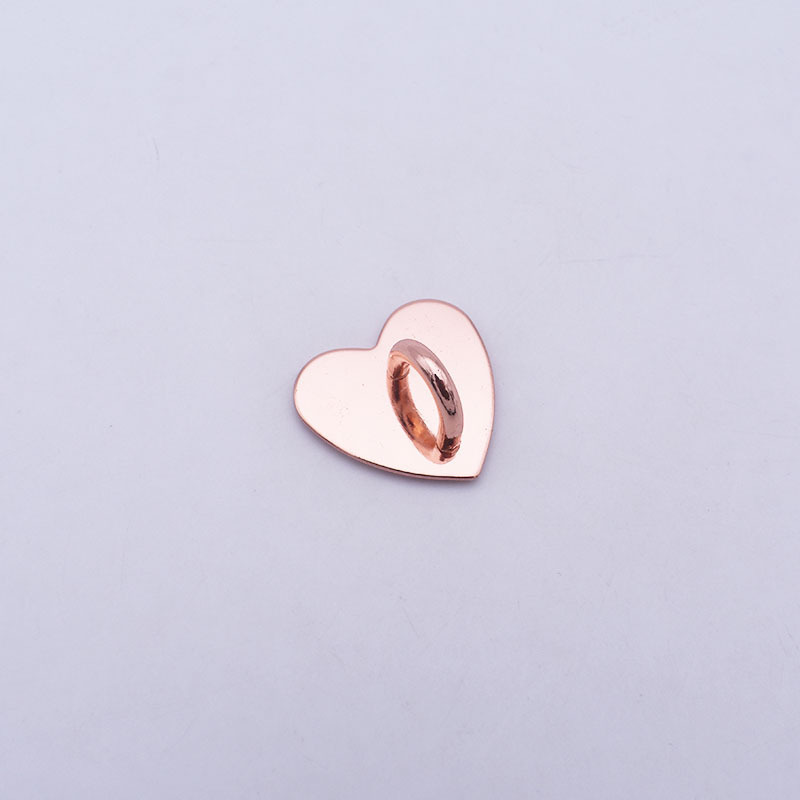4:Heart-shaped pink - with adhesive backing
