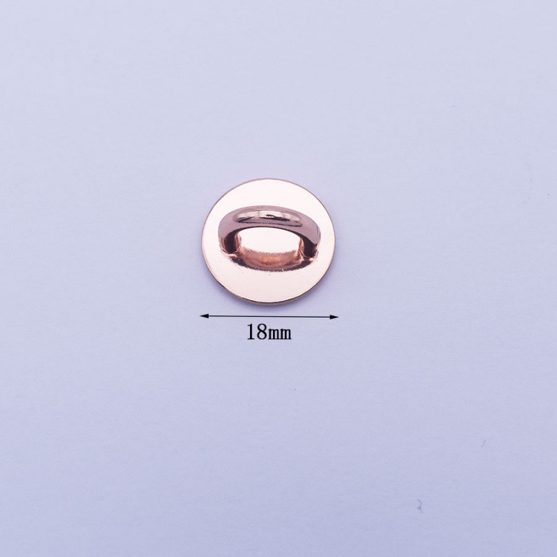 49:Small round rose gold