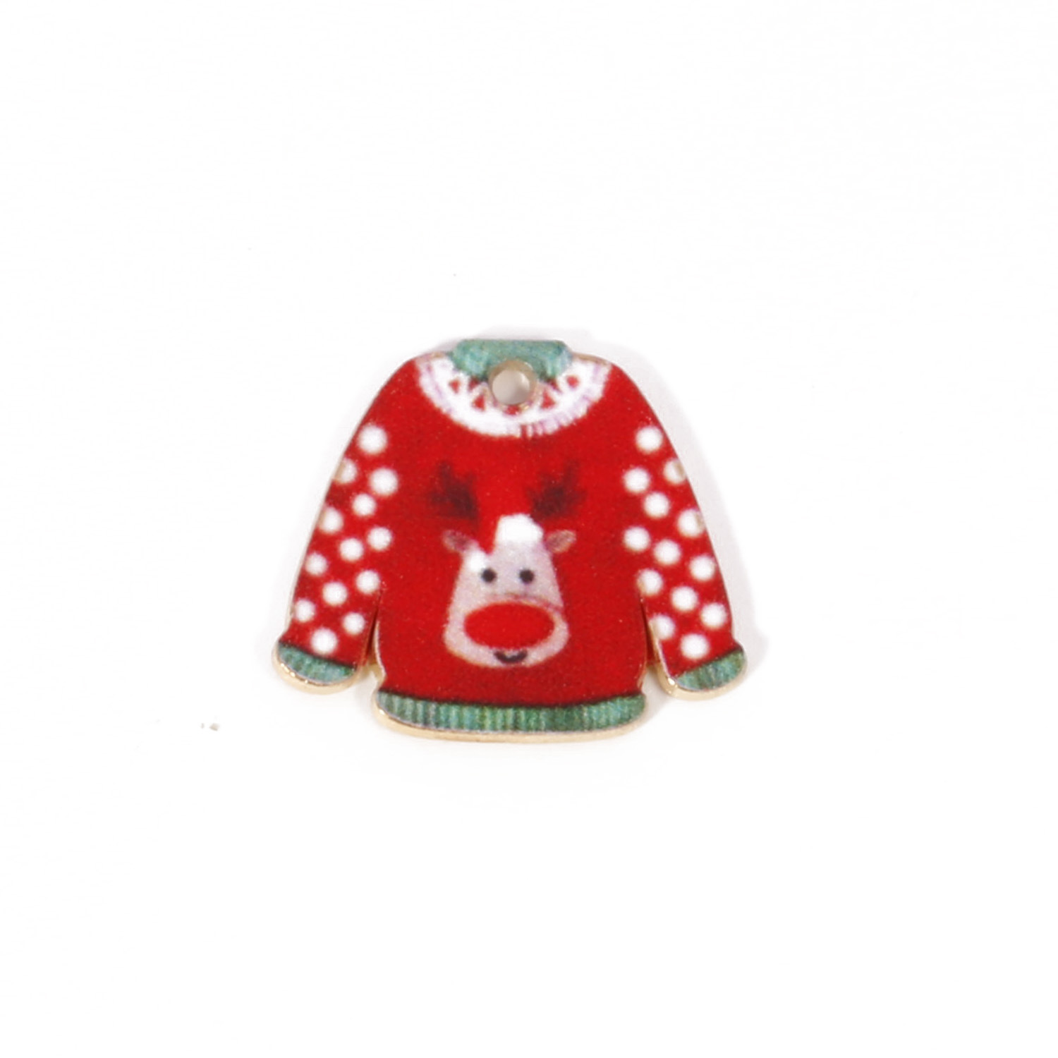 2:2#Red clothes deer head