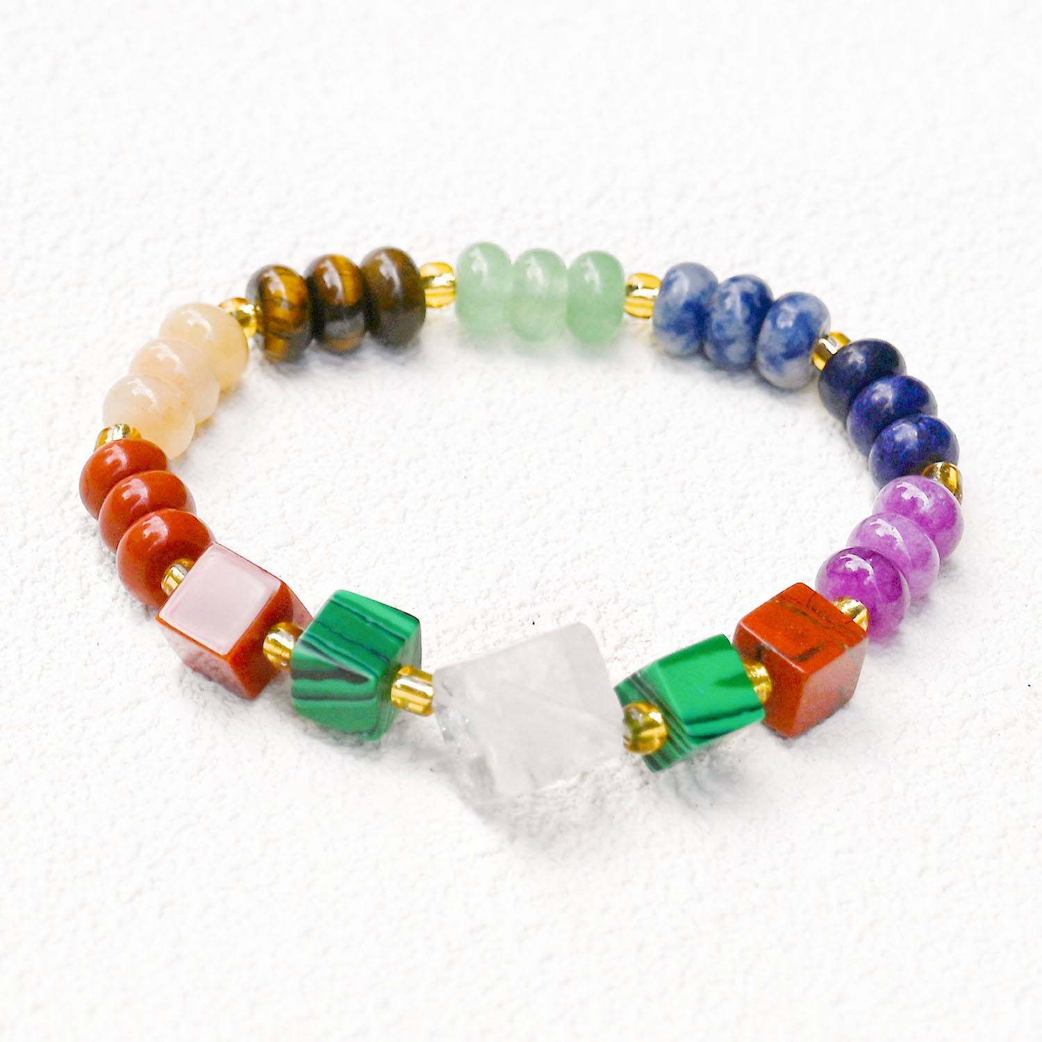 7:Colorful square style b 18CM