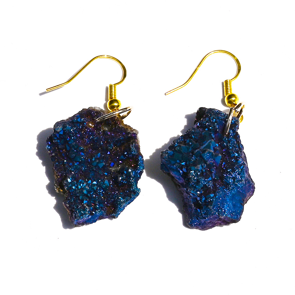 6:Sapphire electroplated crystal cluster