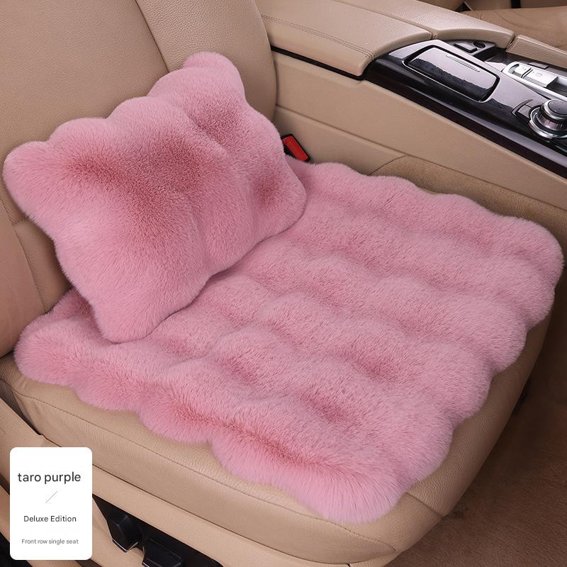 Taro purple bubble velvet (single pad   lumbar pillow)