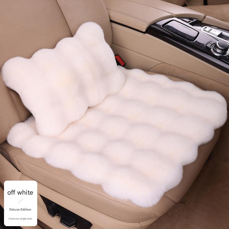 Off-white bubble velvet (single pad   waist pillow)