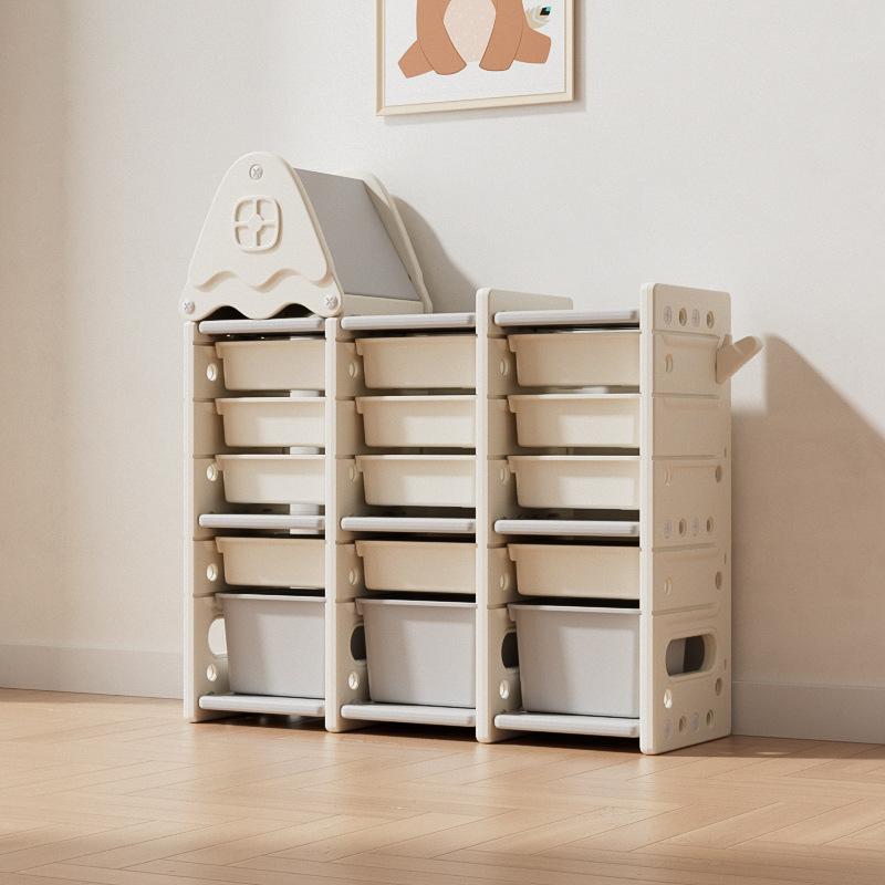 Single tree roof storage rack (3 large and 12 small) rice White