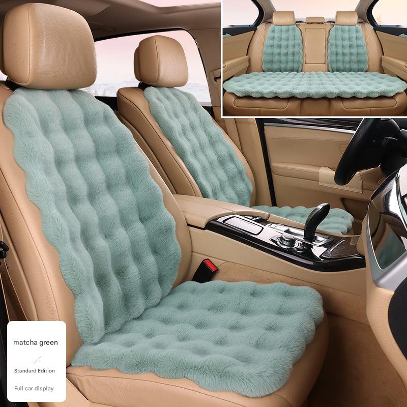 Matcha green bubble velvet (three-piece set   4 backrests)