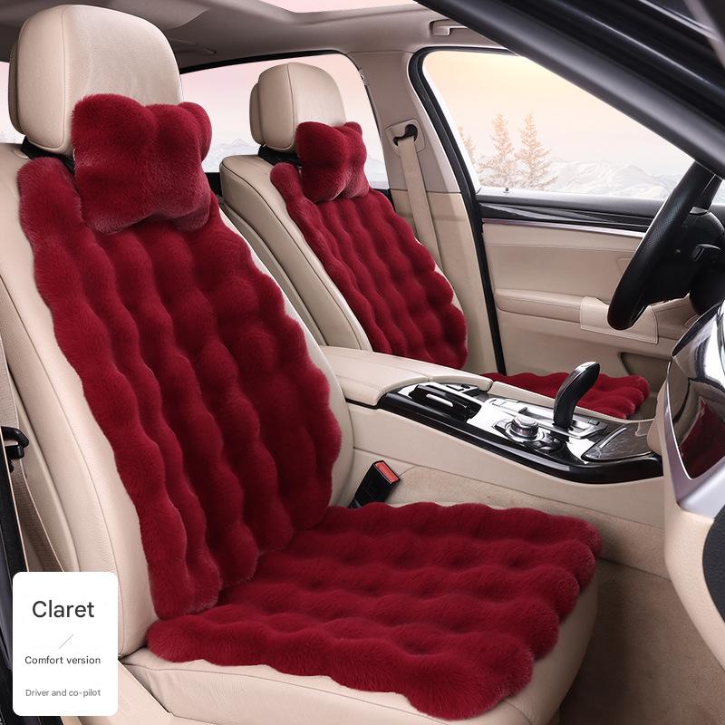 Burgundy bubble velvet (comfortable version for passenger and passenger)