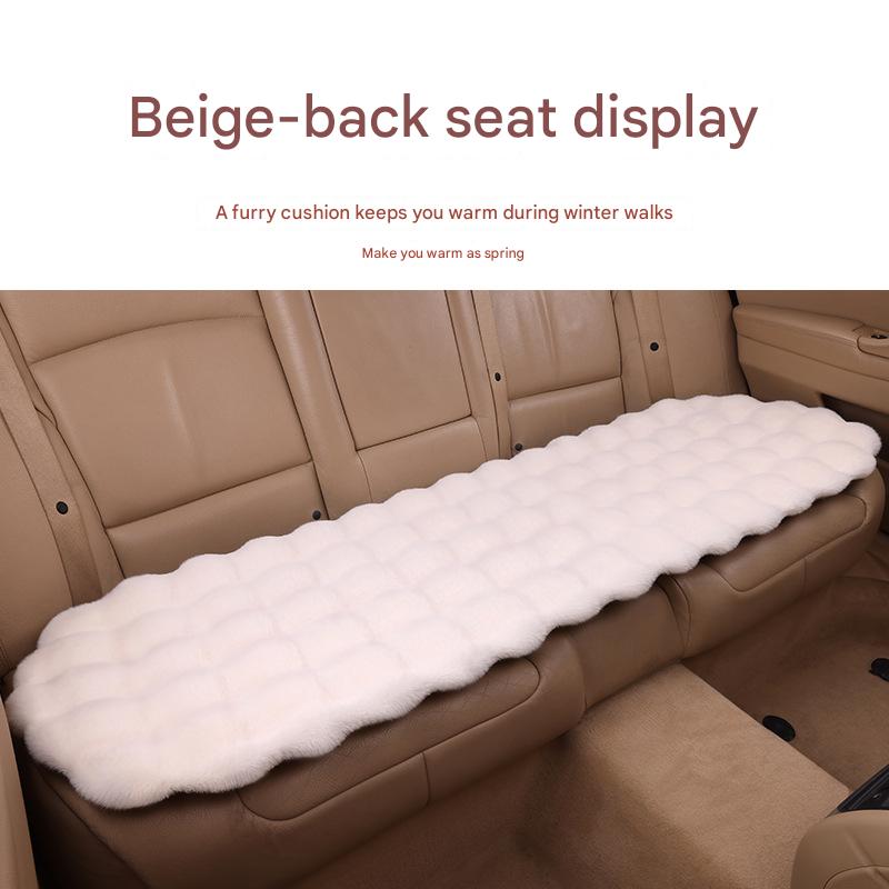 Off-white bubble velvet (long back row)