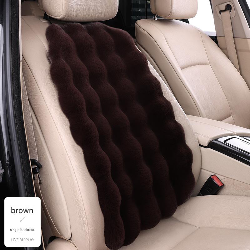 Brown bubble velvet (single backrest)