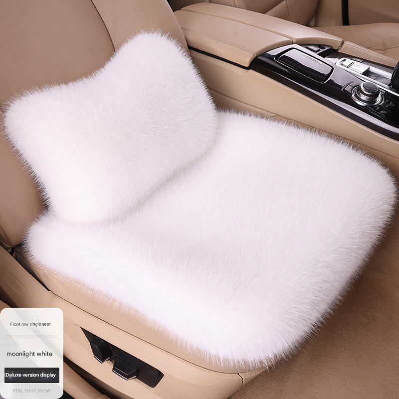 Moonlight white single seat   lumbar pillow