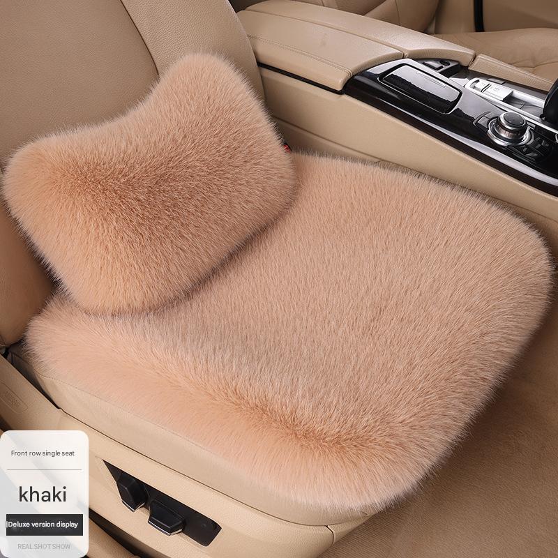 One khaki single seat   waist pillow