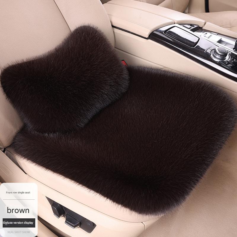 One brown single seat   waist pillow