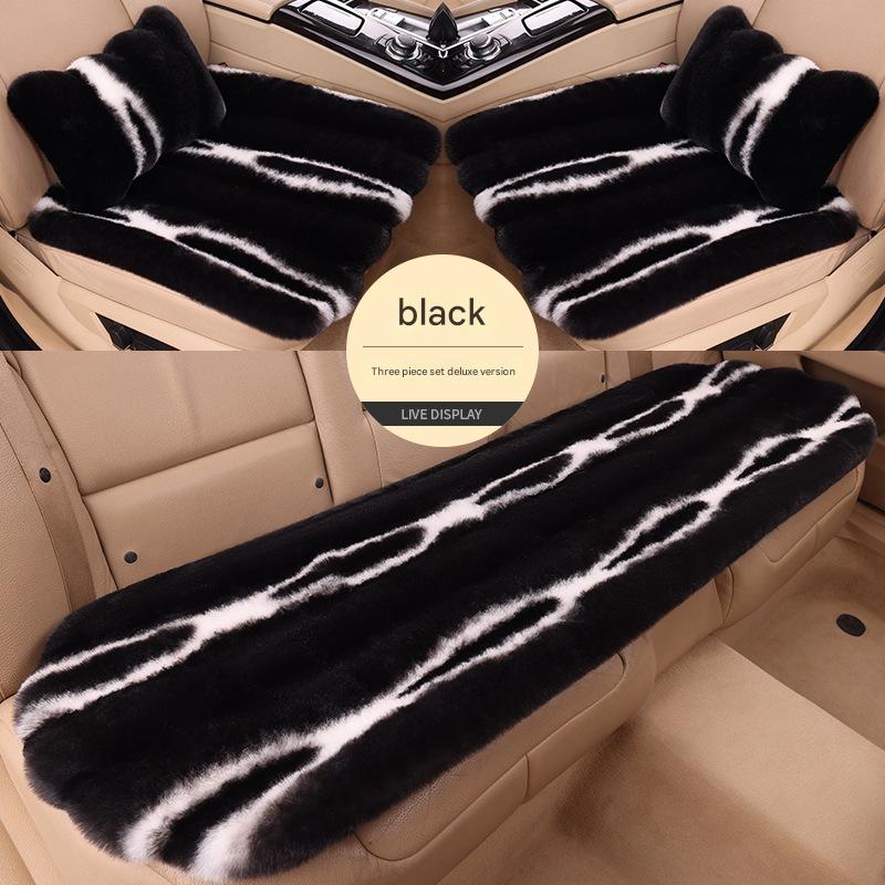 Black three-piece set   2 waist pillows