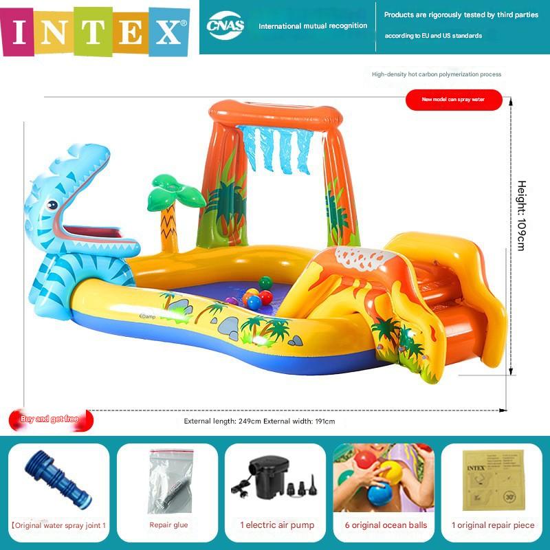 57444 dinosaur volcanic pool   electric pump   repair glue