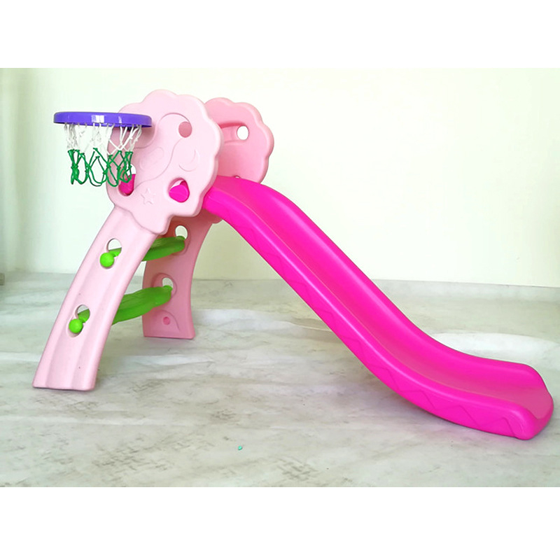 pink slide with basket