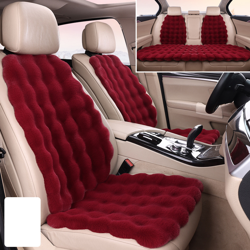 Burgundy bubble velvet (three-piece set   4 backrests)