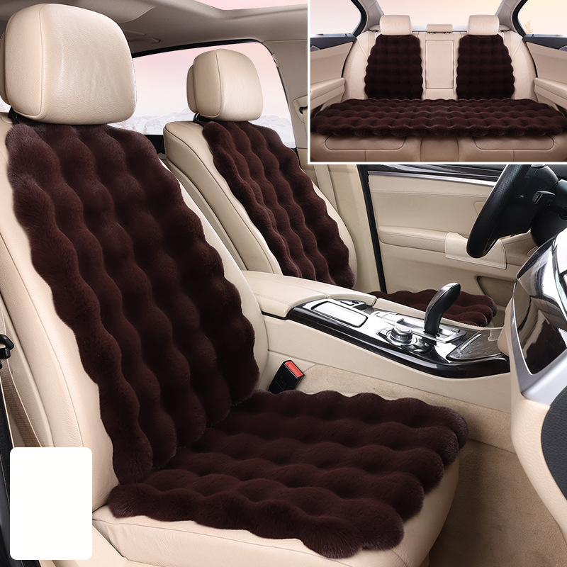 Brown bubble velvet (three-piece set   4 backrests)