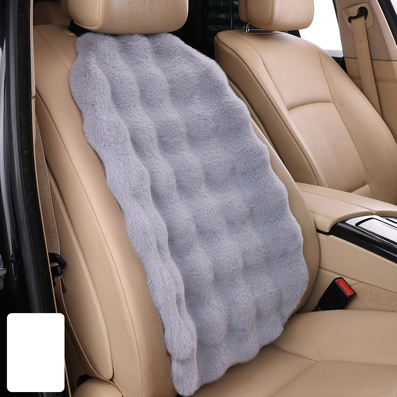 Light gray bubble velvet (single backrest)