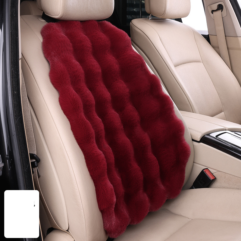 Burgundy bubble velvet (single backrest)