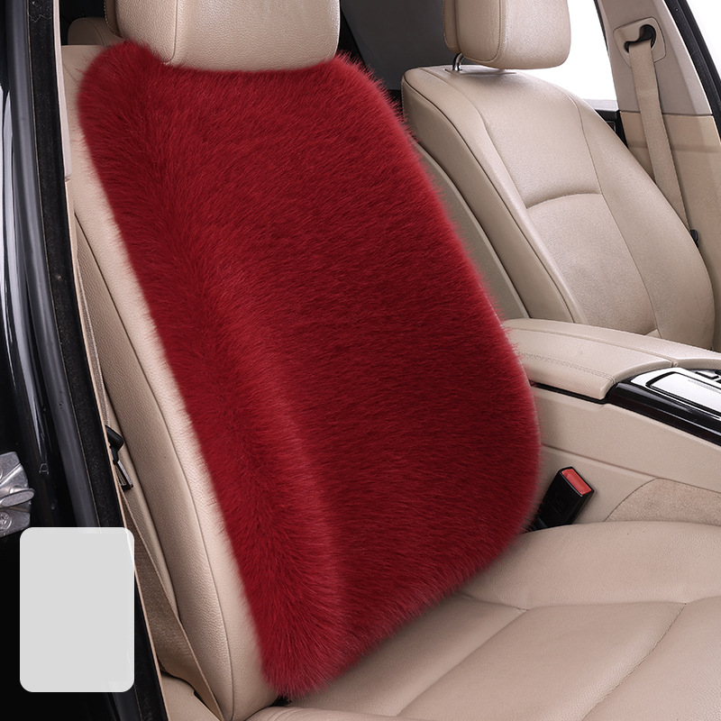 Burgundy single backrest