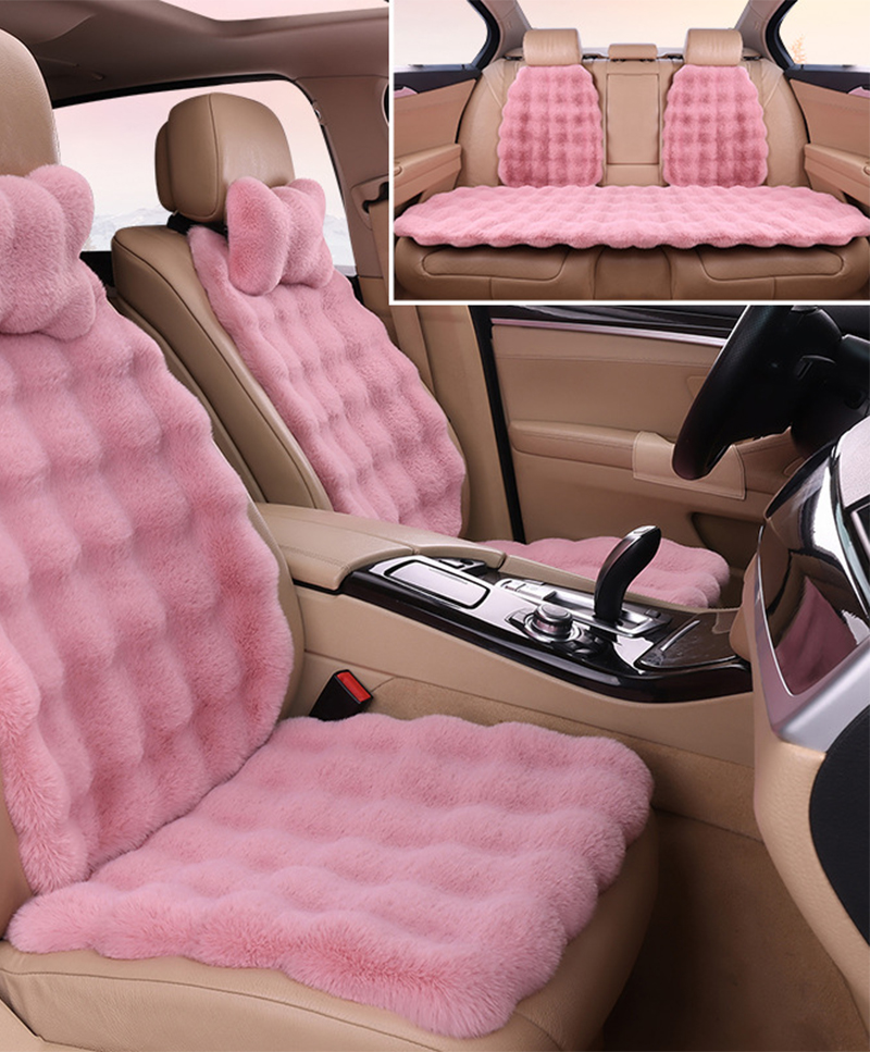 Taro purple bubble velvet (seven-piece set   2 neck pillows)