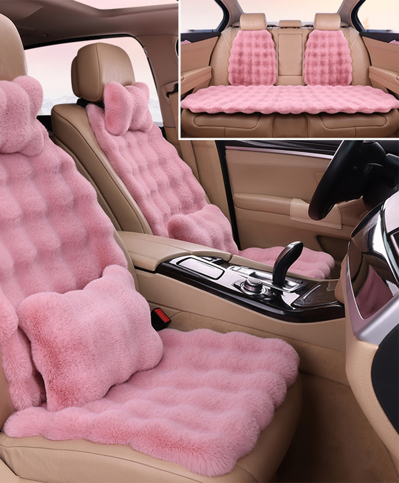 Taro purple bubble velvet (seven-piece set   2 neck pillows   2 waist pillows)