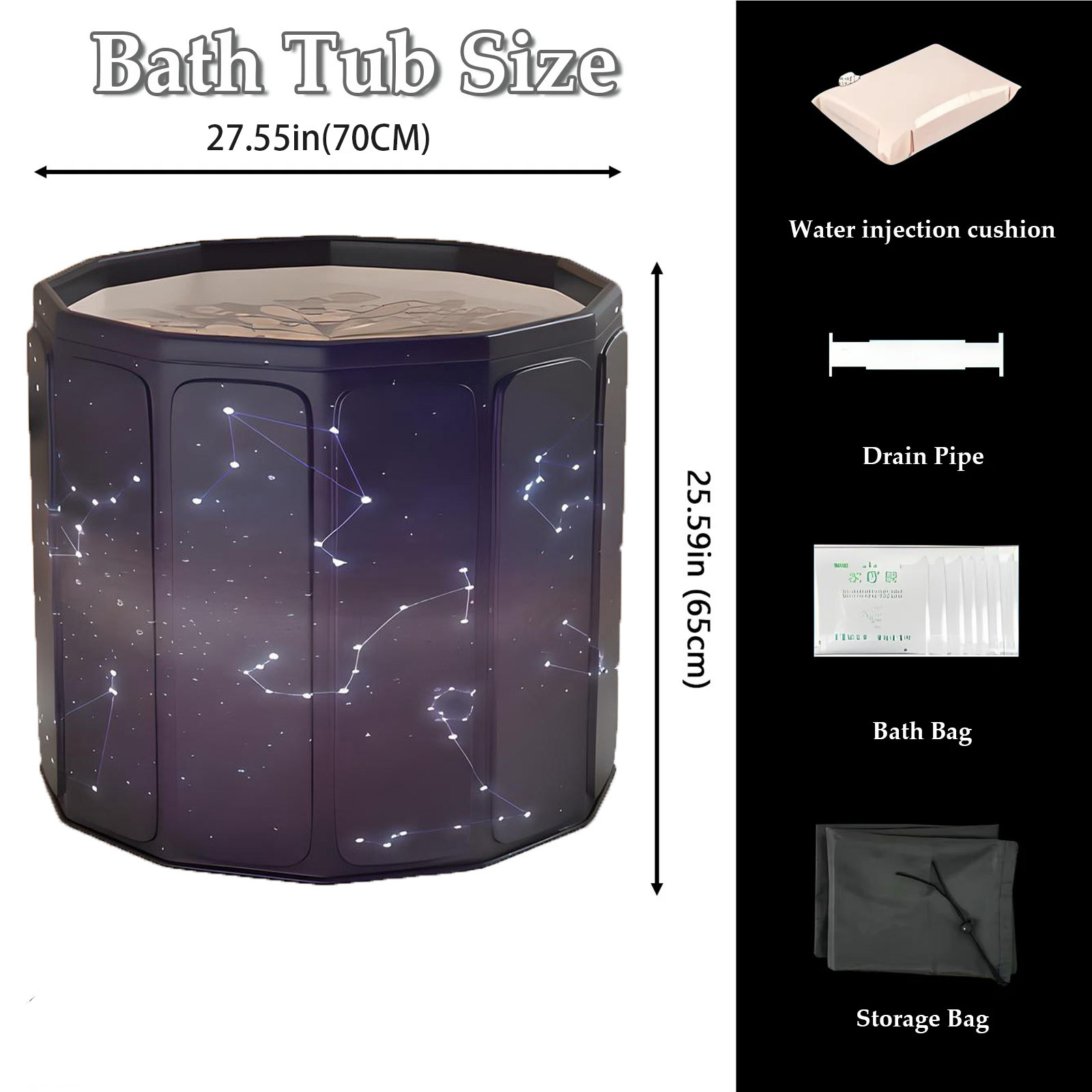 Planet  purple 70- storage set