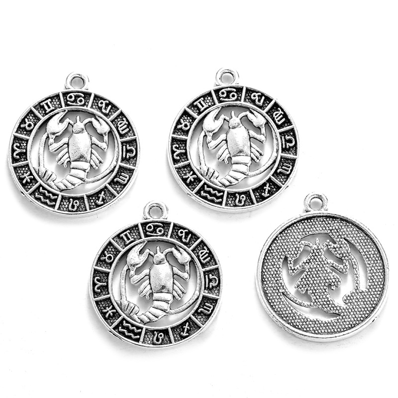 21:Cancer Ancient Silver // 24*21mm/1.83g