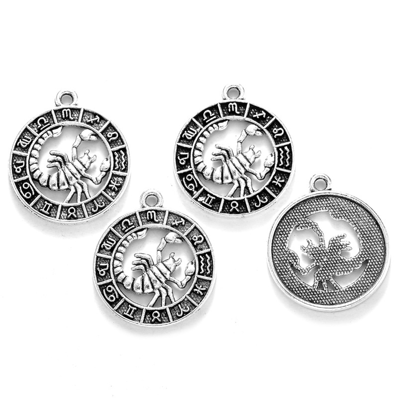 23:Scorpio Ancient Silver/24*21mm/1.82g