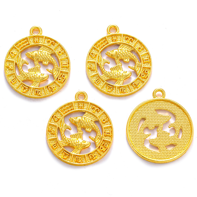 36:Pisces gold/24*21mm/1.82g