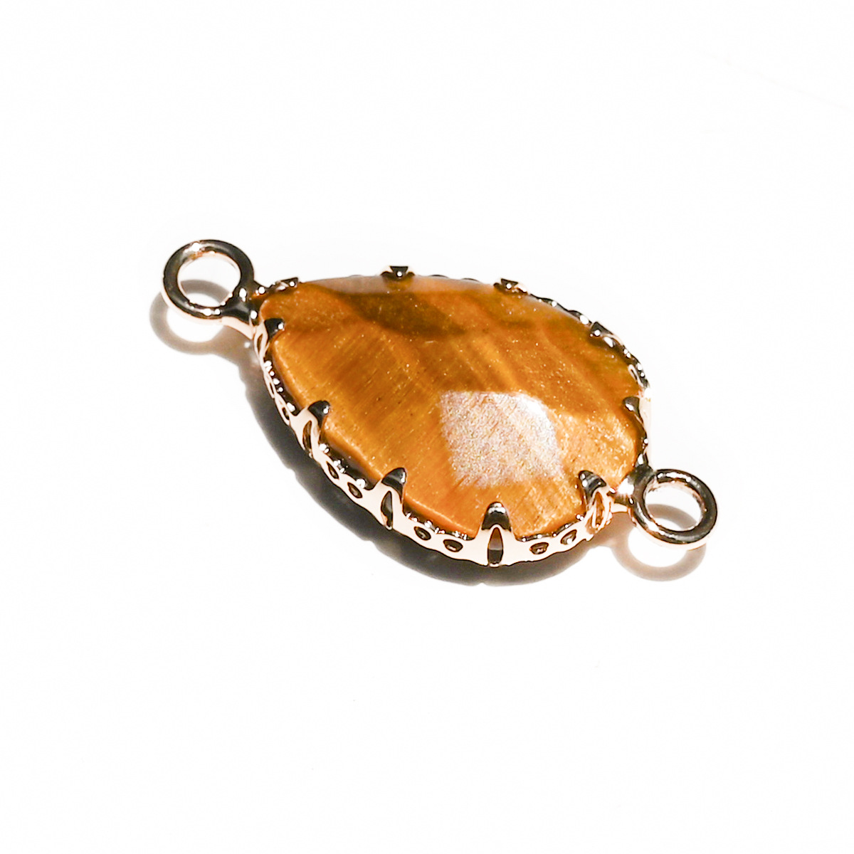 33:Tiger eye stone (double hanging)