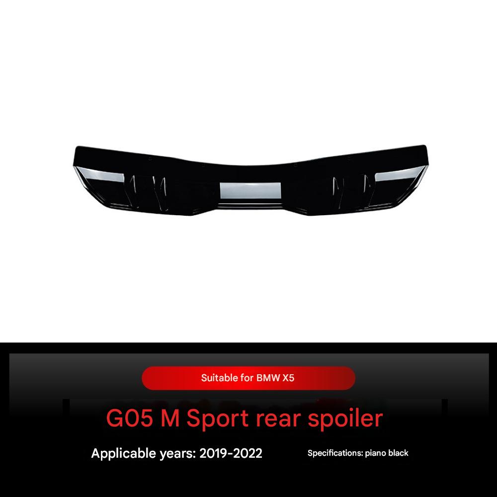 Rear spoiler piano black 2019