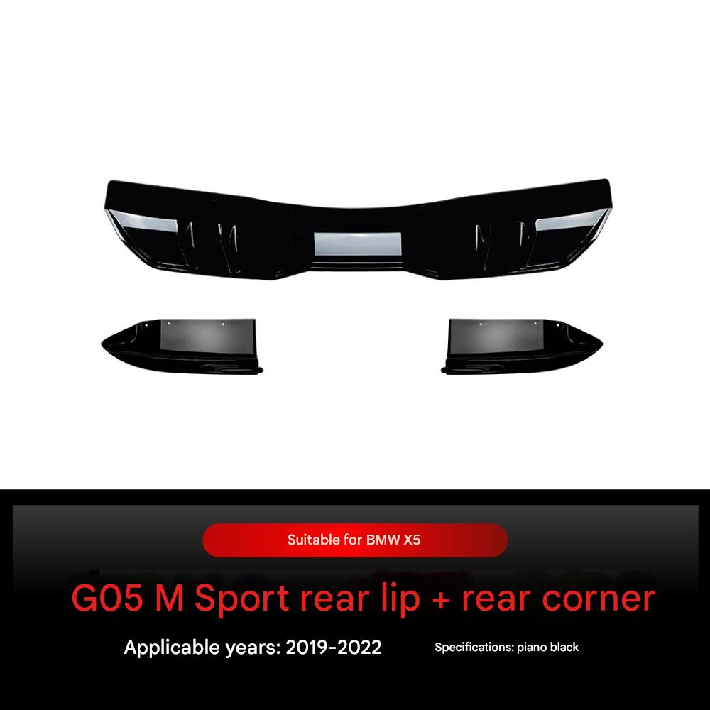 Rear corner   tail lip piano black 2019