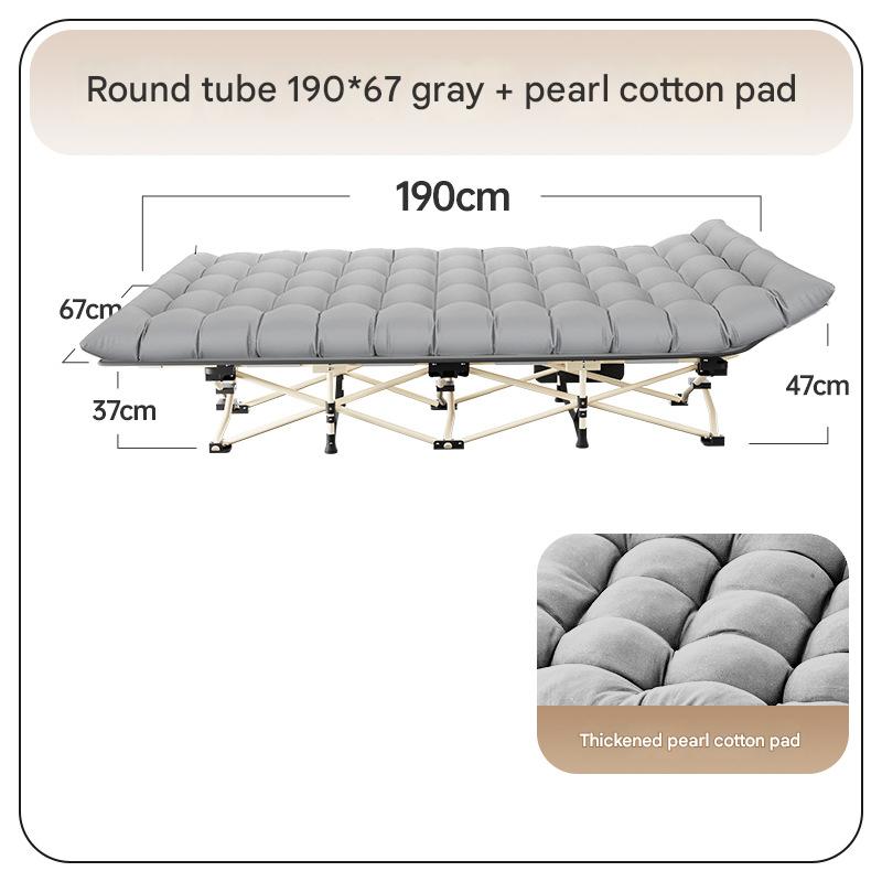 190*67cm round tube gray   pearl cotton