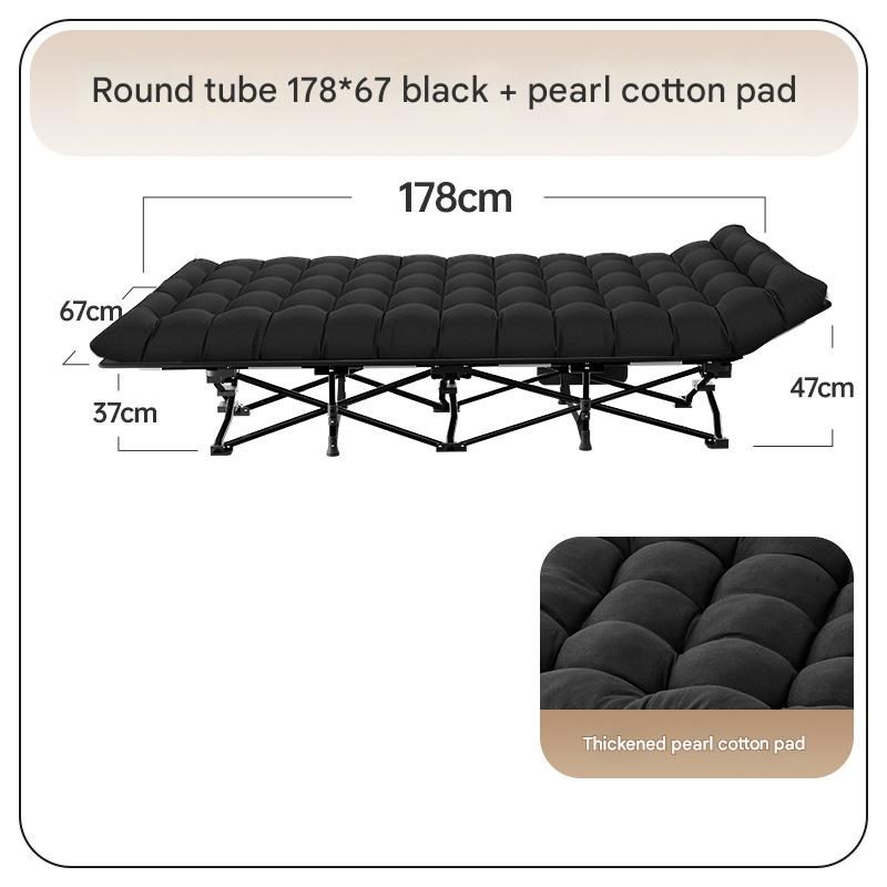 178*67cm round tube black   pearl cotton pad